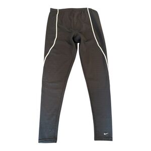 Nike Sphere Dry Running Pants Black Contrast Stitching Size M NWT